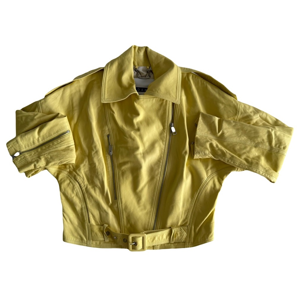 Yellow Leather Jacket